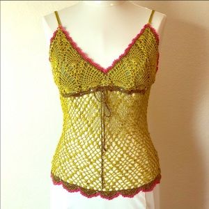 Betsey Johnson Crochet top